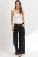 LIZZIE FAUX LEATHER PANT