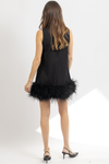 GIA FEATHER MINI DRESS