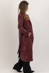 BLEECKER STREET BURGUNDY COAT