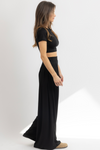 BUTTER SOFT BLACK PALAZZO PANT SET *BACK IN STOCK*