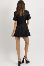 SORELLA TEXTURED MINI DRESS