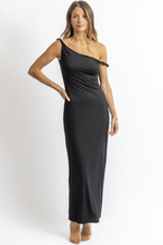 ARIANA SHOULDER TWIST DRESS