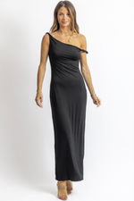 ARIANA SHOULDER TWIST DRESS