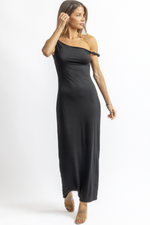 ARIANA SHOULDER TWIST DRESS