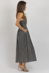 MISHA STRIPED MAXI DRESS