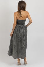 MISHA STRIPED MAXI DRESS