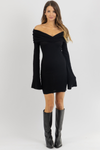 RUBI BLACK MINI DRESS