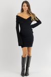 RUBI BLACK MINI DRESS