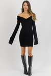 RUBI BLACK MINI DRESS