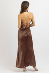 LOWEN METALLIC MAXI DRESS