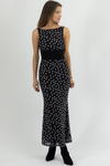 BENTLEY BLACK DOTTED DRESS