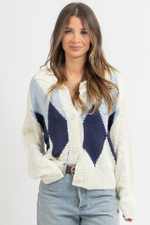 KORTNEY ARGYLE CARDIGAN