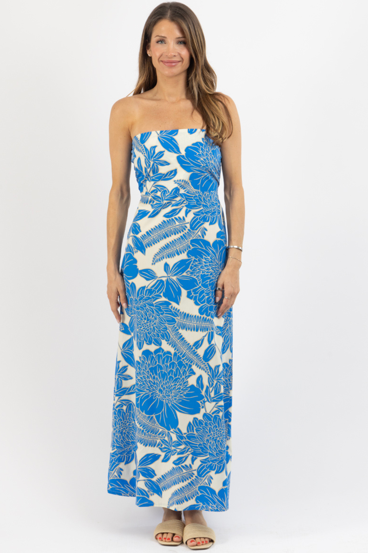 ★Phase eight iana フローラルアシメプリーツ マキシ★ MAXI DRESSES – L'ABEYE