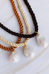 AUGUST CREAM ROPE NECKLACE