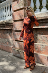 BODE BURGUNDY MAXI DRESS