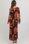 BODE BURGUNDY MAXI DRESS