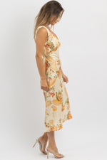 BOTANIC GARDEN BLOOM MIDI DRESS