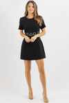 LIA BLACK BOW DRESS