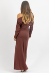 BRITT CHOCO MAXI DRESS