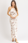 BRI HALTER PRINT MAXI DRESS