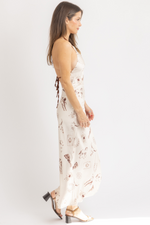 BRI HALTER PRINT MAXI DRESS