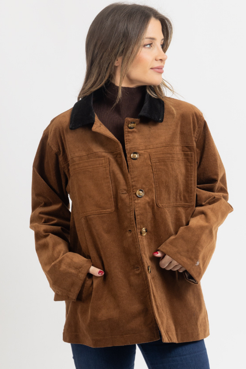 JOAN CORDUROY COAT