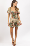 CRAWFORD PRINT MINI DRESS