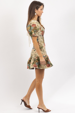 CRAWFORD PRINT MINI DRESS