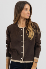 GWEN CONTRAST CARDIGAN