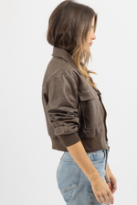 RALPH BROWN BOMBER JACKET