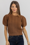 TEDDY PUFF SLEEVE TOP