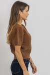TEDDY PUFF SLEEVE TOP
