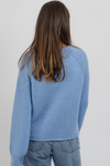 BRUNCHY BLUE KNIT SWEATER