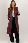 BLEECKER STREET BURGUNDY COAT