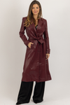 BLEECKER STREET BURGUNDY COAT