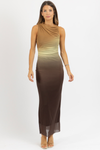 CAIRO BRONZE MAXI DRESS