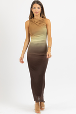 CAIRO BRONZE MAXI DRESS
