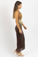 CAIRO BRONZE MAXI DRESS