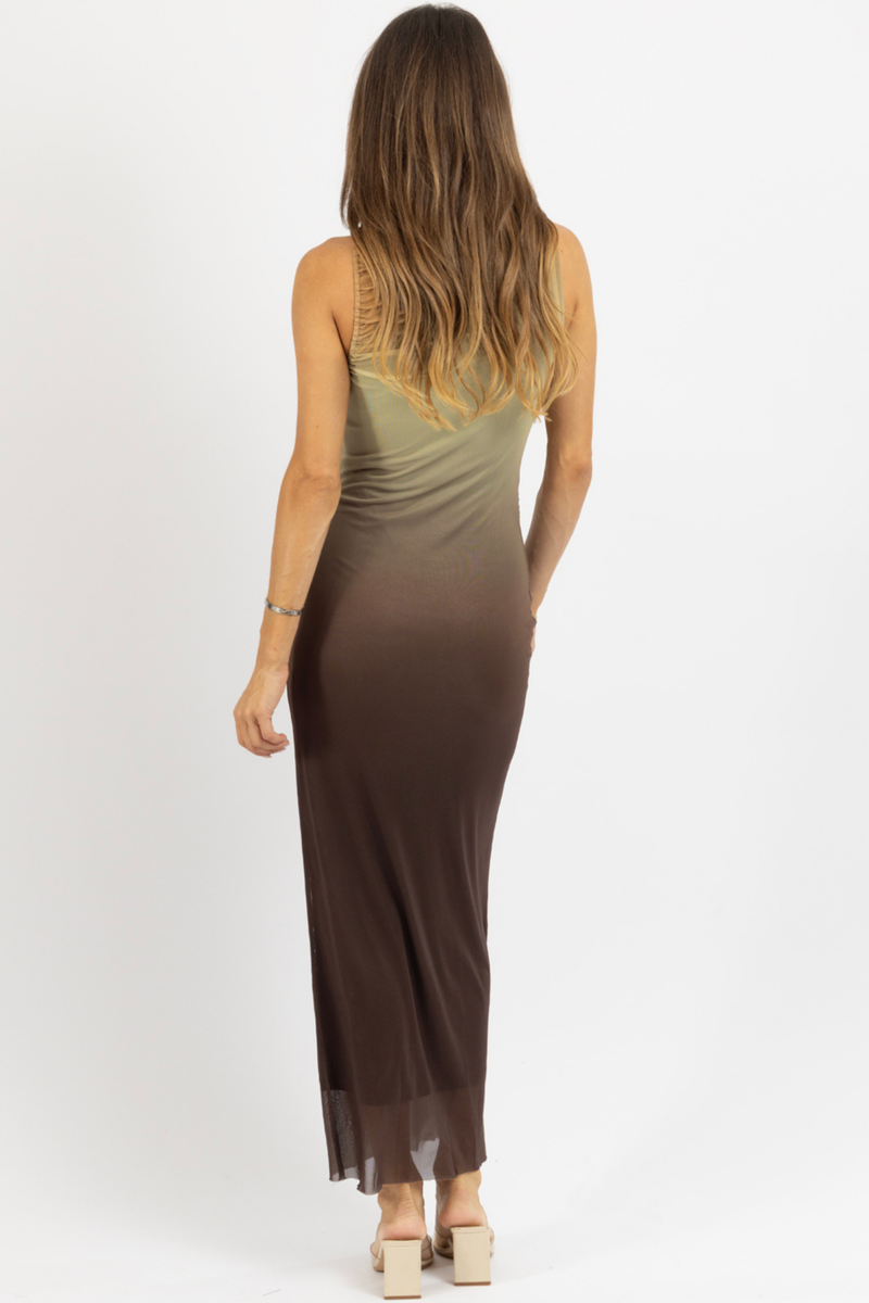 CAIRO BRONZE MAXI DRESS