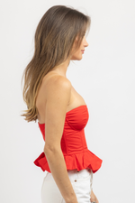 CAMILLE RED TOP