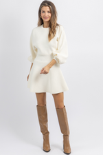 CANNES CREAM SWEATER DRESS *RESTOCK COMING SOON*
