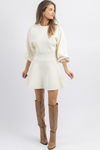 CANNES CREAM SWEATER DRESS *RESTOCK COMING SOON*