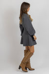 CANNES GREY SWEATER DRESS