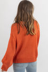 CAPSULE ORANGE KNIT TOP