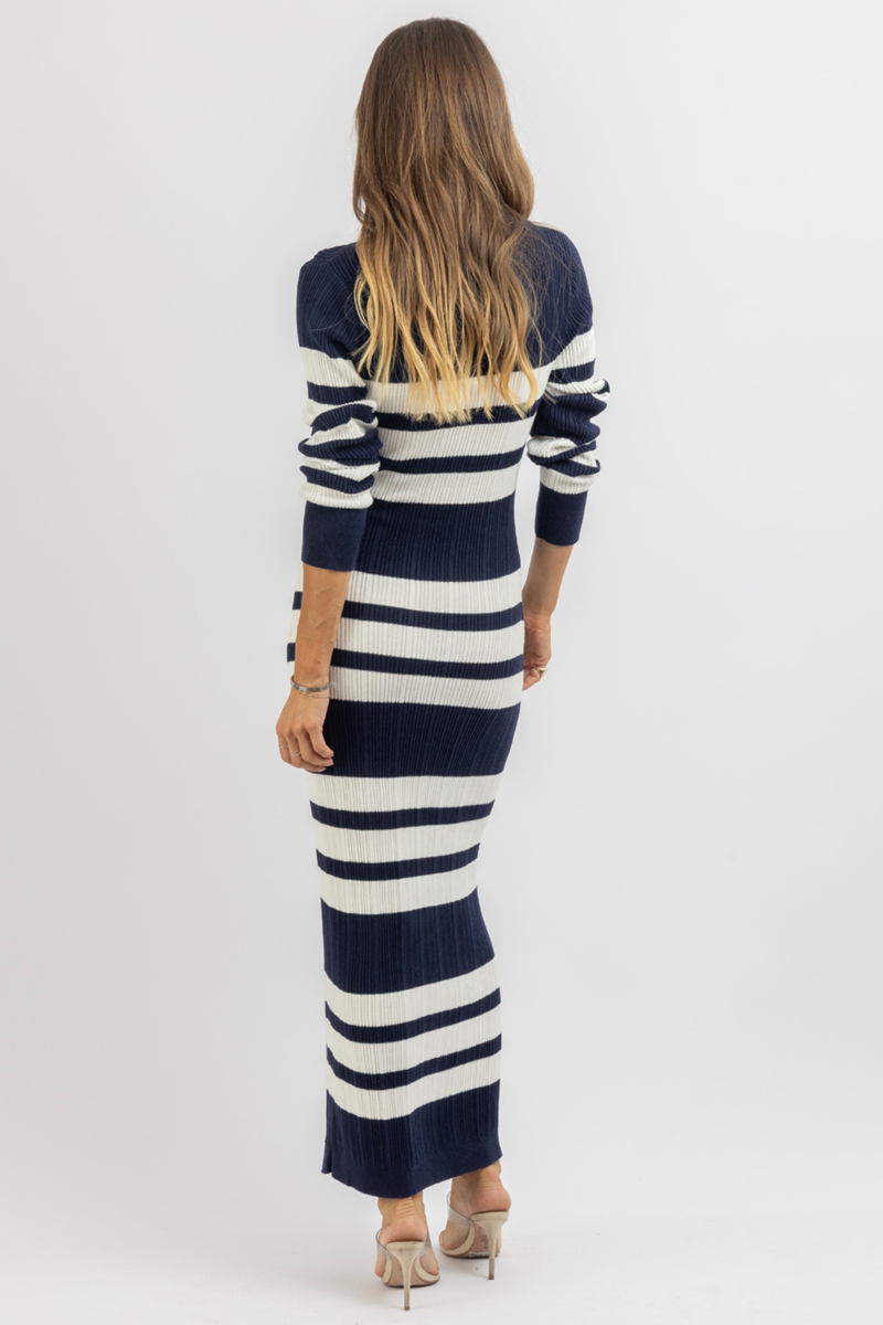 CELINA RIBBED KNIT DRESS