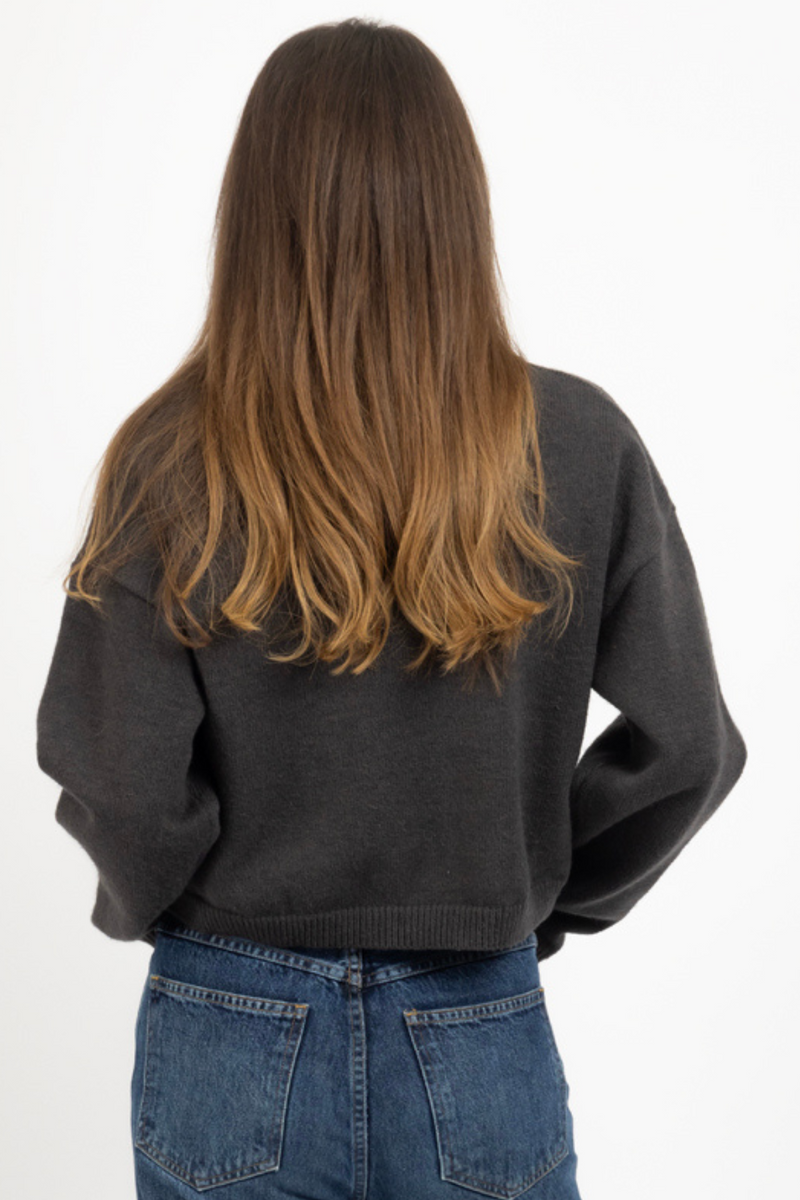 FILTHY CHARCOAL SWEATER *BACK IN STOCK*