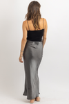 THE VALERIE CHARCOAL SKIRT