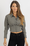 DANTE CHECKED BLOUSE