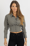 DANTE CHECKED BLOUSE