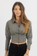 DANTE CHECKED BLOUSE